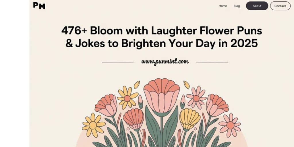 476+Bloom with Laughter Flower Puns & Jokes to Brighten Your Day In 2025