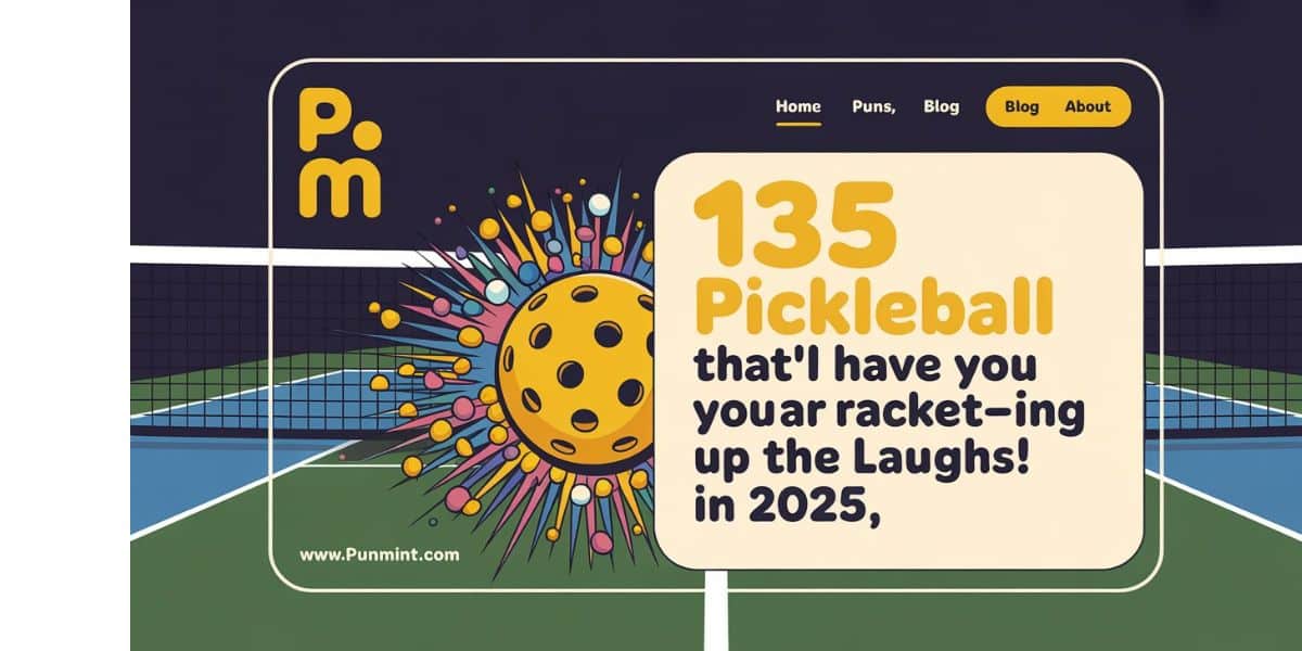 135 Pickleball Puns That’ll Have You Racket-Ingo Up the Laughs! In 2025