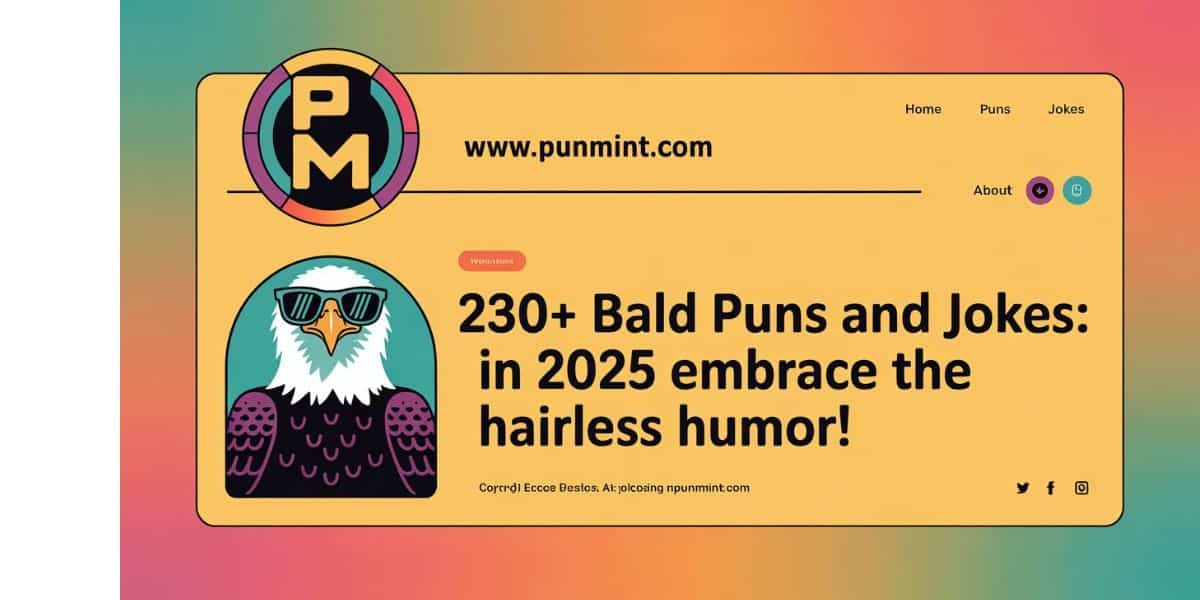230+ Bald Puns and Jokes: In 2025 Embrace the Hairless Humor!