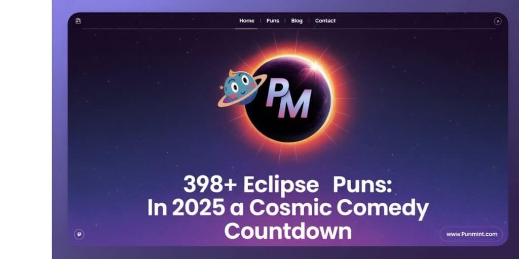 398+ Eclipse Puns: In 2025 A Cosmic Comedy Countdown