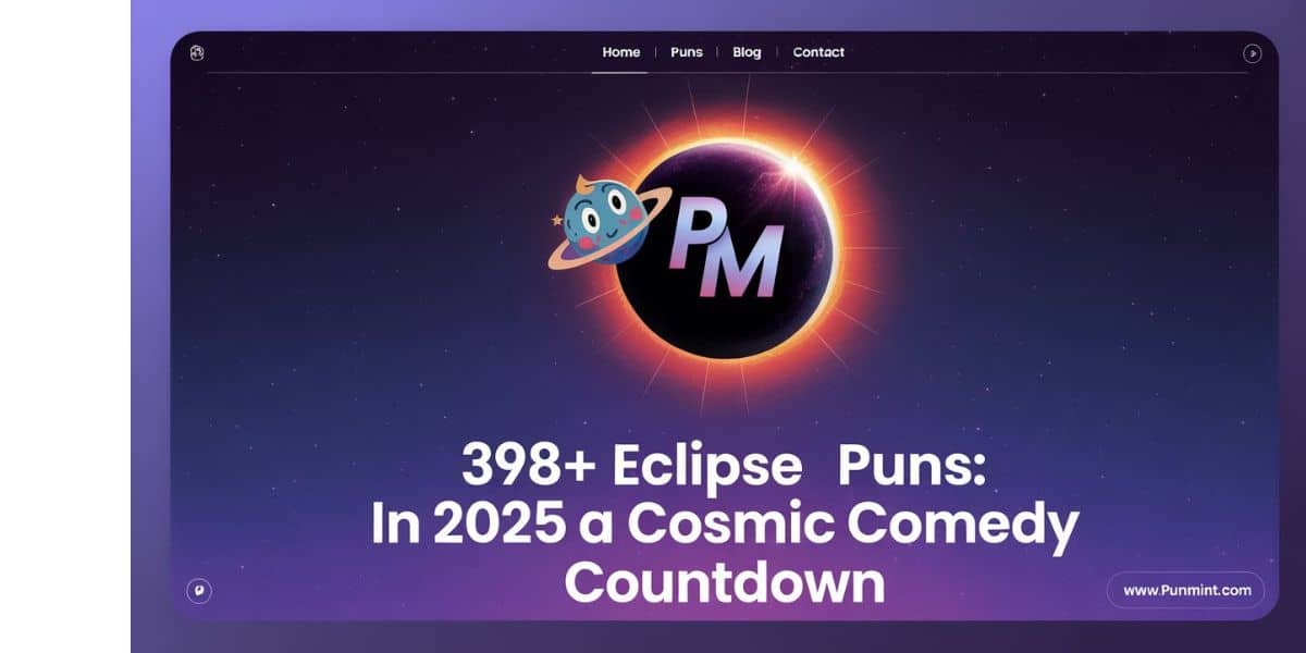 398+ Eclipse Puns: In 2025 A Cosmic Comedy Countdown