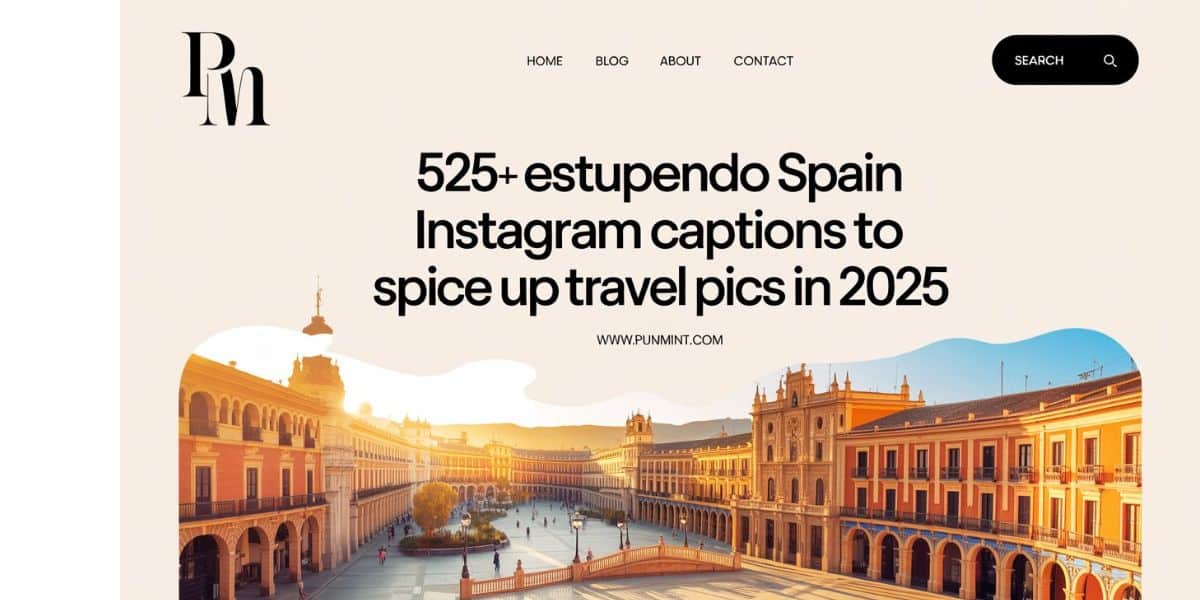 525+Estupendo Spain Instagram Captions to Spice up Your Travel Pics In 2025