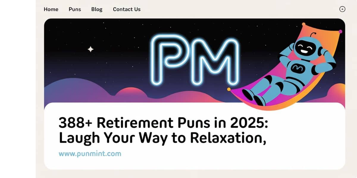 388+Retirement Puns In 2025: Laugh Your Way to Relaxation