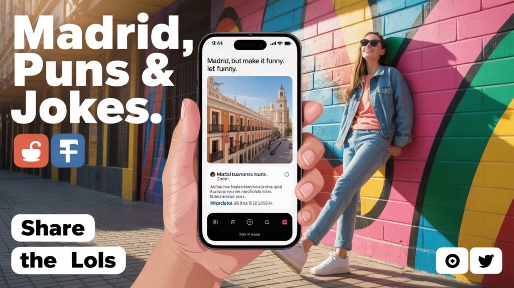 Madrid Puns & Jokes for Reddit and Social Media 💻📱🔥