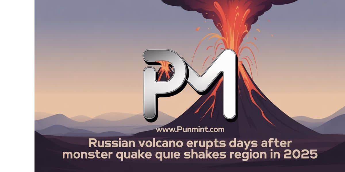 Russian volcano erupts days after monster quake shakes region In 2025