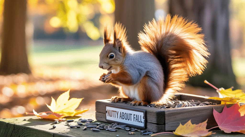 Squirrel-themed Instagram Posts